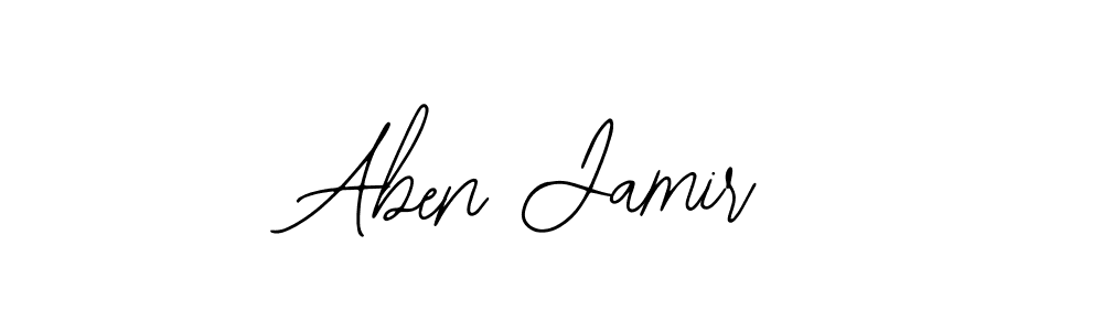 The best way (Bearetta-2O07w) to make a short signature is to pick only two or three words in your name. The name Aben Jamir include a total of six letters. For converting this name. Aben Jamir signature style 12 images and pictures png