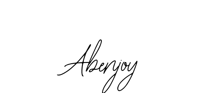 How to make Abenjoy name signature. Use Bearetta-2O07w style for creating short signs online. This is the latest handwritten sign. Abenjoy signature style 12 images and pictures png