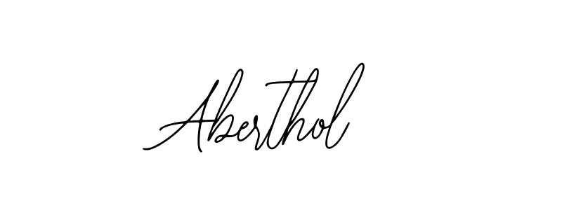 How to make Aberthol signature? Bearetta-2O07w is a professional autograph style. Create handwritten signature for Aberthol name. Aberthol signature style 12 images and pictures png