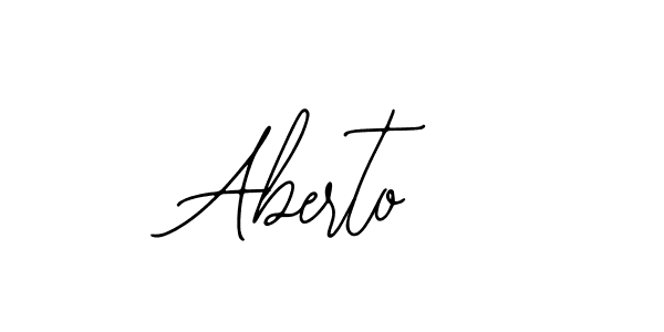 The best way (Bearetta-2O07w) to make a short signature is to pick only two or three words in your name. The name Aberto include a total of six letters. For converting this name. Aberto signature style 12 images and pictures png