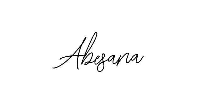 How to make Abesana signature? Bearetta-2O07w is a professional autograph style. Create handwritten signature for Abesana name. Abesana signature style 12 images and pictures png