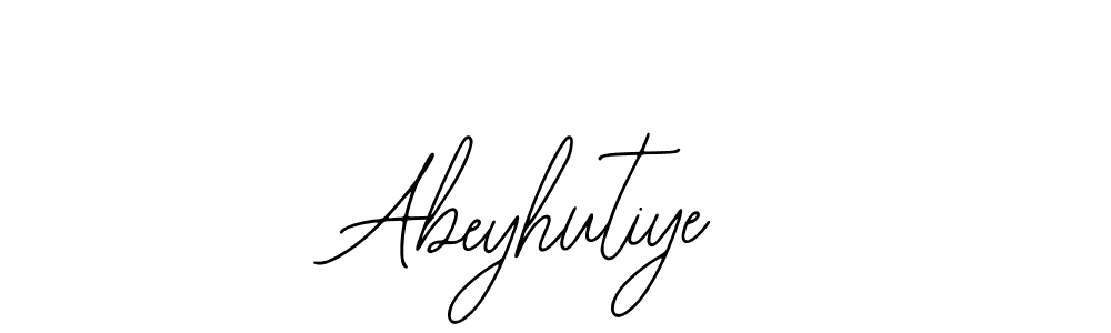 How to make Abeyhutiye signature? Bearetta-2O07w is a professional autograph style. Create handwritten signature for Abeyhutiye name. Abeyhutiye signature style 12 images and pictures png