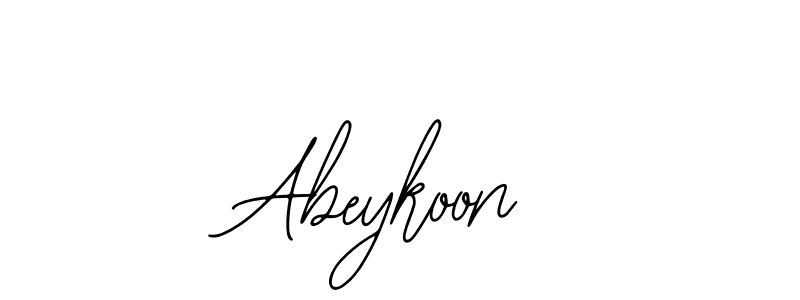 It looks lik you need a new signature style for name Abeykoon. Design unique handwritten (Bearetta-2O07w) signature with our free signature maker in just a few clicks. Abeykoon signature style 12 images and pictures png