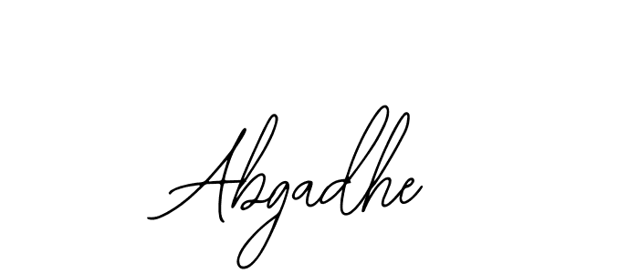 You should practise on your own different ways (Bearetta-2O07w) to write your name (Abgadhe) in signature. don't let someone else do it for you. Abgadhe signature style 12 images and pictures png