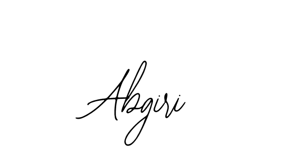 Design your own signature with our free online signature maker. With this signature software, you can create a handwritten (Bearetta-2O07w) signature for name Abgiri. Abgiri signature style 12 images and pictures png