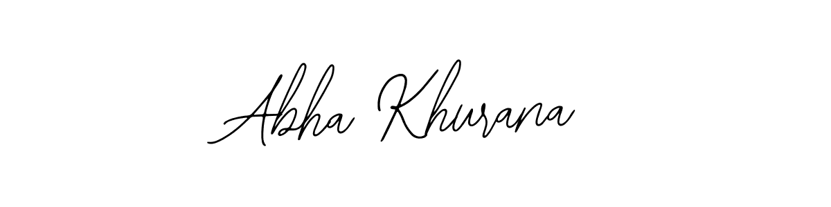 You should practise on your own different ways (Bearetta-2O07w) to write your name (Abha Khurana) in signature. don't let someone else do it for you. Abha Khurana signature style 12 images and pictures png