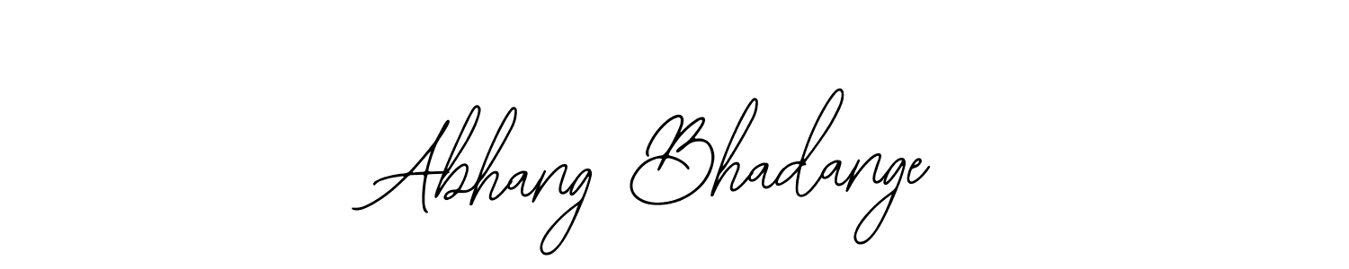 if you are searching for the best signature style for your name Abhang Bhadange. so please give up your signature search. here we have designed multiple signature styles  using Bearetta-2O07w. Abhang Bhadange signature style 12 images and pictures png
