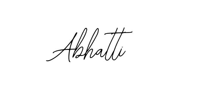 Use a signature maker to create a handwritten signature online. With this signature software, you can design (Bearetta-2O07w) your own signature for name Abhatti. Abhatti signature style 12 images and pictures png