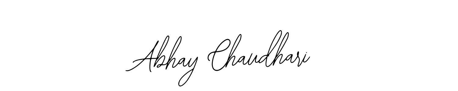 Bearetta-2O07w is a professional signature style that is perfect for those who want to add a touch of class to their signature. It is also a great choice for those who want to make their signature more unique. Get Abhay Chaudhari name to fancy signature for free. Abhay Chaudhari signature style 12 images and pictures png