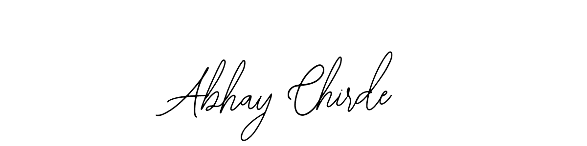 if you are searching for the best signature style for your name Abhay Chirde. so please give up your signature search. here we have designed multiple signature styles  using Bearetta-2O07w. Abhay Chirde signature style 12 images and pictures png