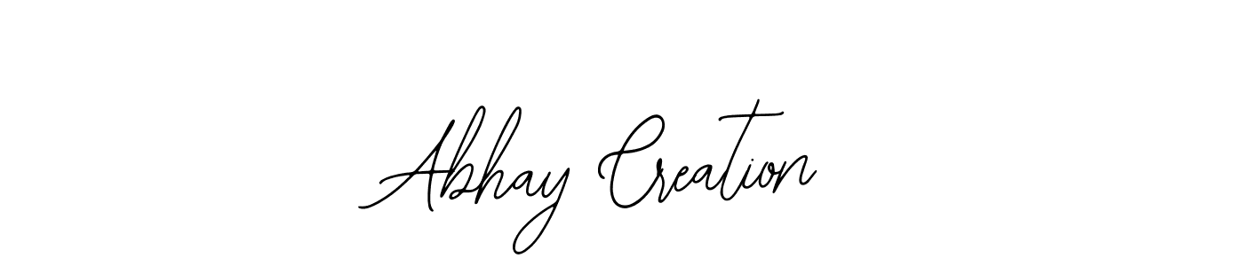 The best way (Bearetta-2O07w) to make a short signature is to pick only two or three words in your name. The name Abhay Creation include a total of six letters. For converting this name. Abhay Creation signature style 12 images and pictures png