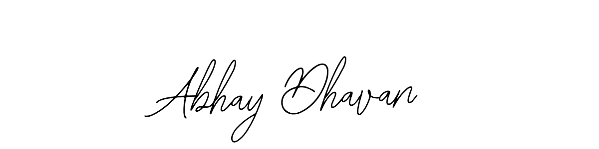 You should practise on your own different ways (Bearetta-2O07w) to write your name (Abhay Dhavan) in signature. don't let someone else do it for you. Abhay Dhavan signature style 12 images and pictures png