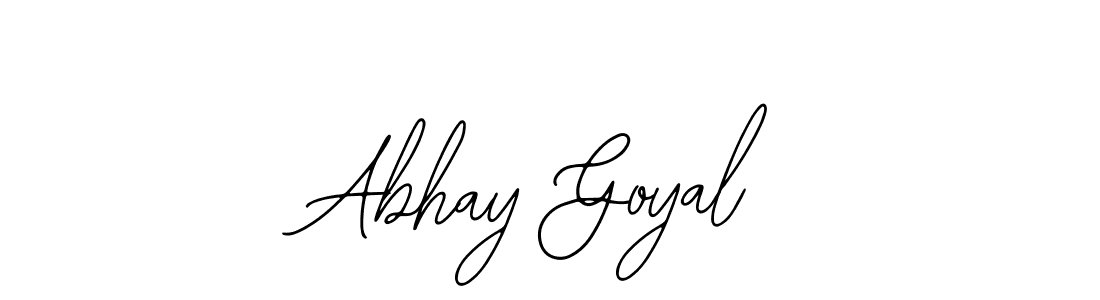 Create a beautiful signature design for name Abhay Goyal. With this signature (Bearetta-2O07w) fonts, you can make a handwritten signature for free. Abhay Goyal signature style 12 images and pictures png