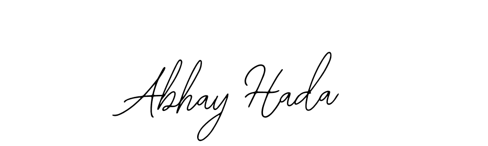 You should practise on your own different ways (Bearetta-2O07w) to write your name (Abhay Hada) in signature. don't let someone else do it for you. Abhay Hada signature style 12 images and pictures png