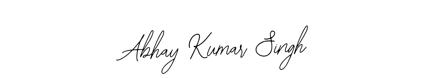 How to make Abhay Kumar Singh name signature. Use Bearetta-2O07w style for creating short signs online. This is the latest handwritten sign. Abhay Kumar Singh signature style 12 images and pictures png