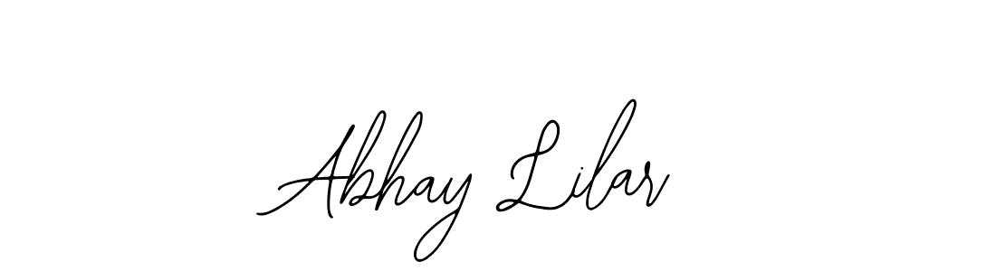 Make a beautiful signature design for name Abhay Lilar. With this signature (Bearetta-2O07w) style, you can create a handwritten signature for free. Abhay Lilar signature style 12 images and pictures png