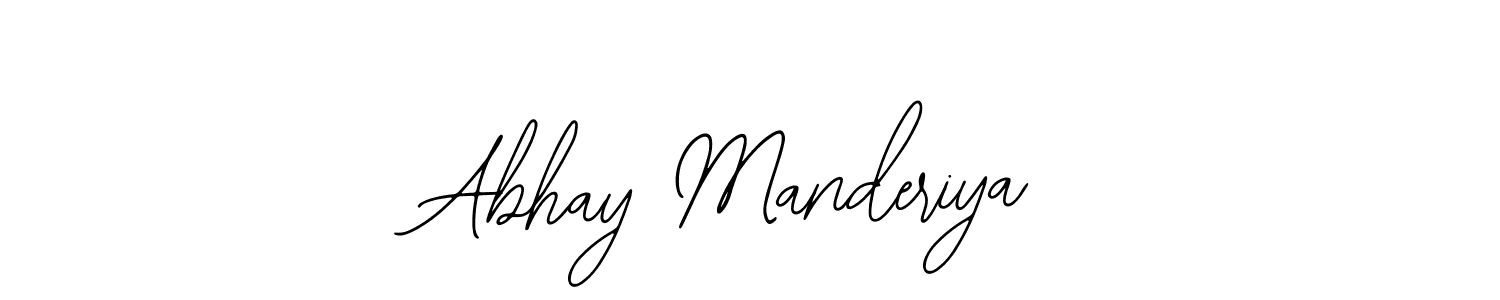 Use a signature maker to create a handwritten signature online. With this signature software, you can design (Bearetta-2O07w) your own signature for name Abhay Manderiya. Abhay Manderiya signature style 12 images and pictures png