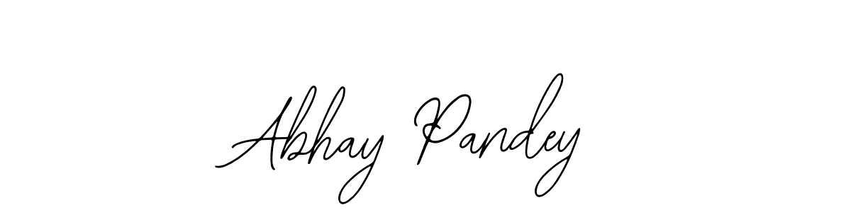 How to make Abhay Pandey name signature. Use Bearetta-2O07w style for creating short signs online. This is the latest handwritten sign. Abhay Pandey signature style 12 images and pictures png