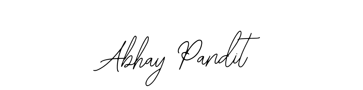 How to Draw Abhay Pandit signature style? Bearetta-2O07w is a latest design signature styles for name Abhay Pandit. Abhay Pandit signature style 12 images and pictures png