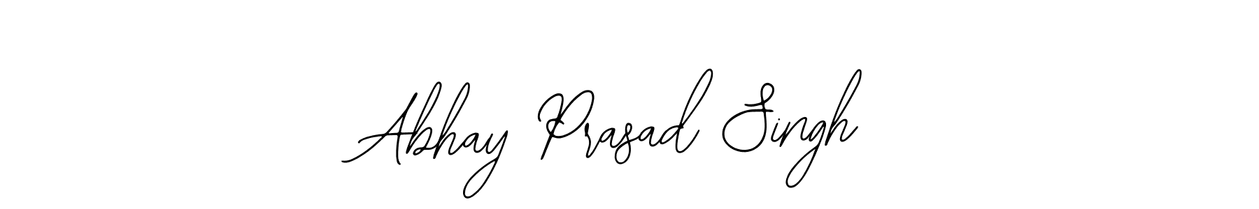 The best way (Bearetta-2O07w) to make a short signature is to pick only two or three words in your name. The name Abhay Prasad Singh include a total of six letters. For converting this name. Abhay Prasad Singh signature style 12 images and pictures png