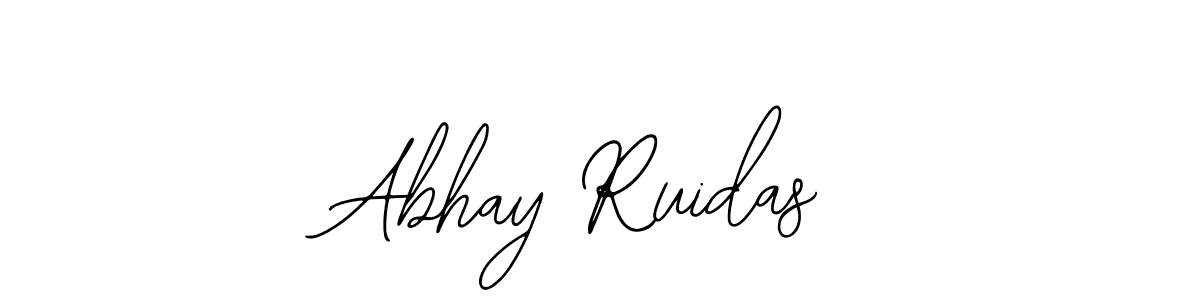 if you are searching for the best signature style for your name Abhay Ruidas. so please give up your signature search. here we have designed multiple signature styles  using Bearetta-2O07w. Abhay Ruidas signature style 12 images and pictures png