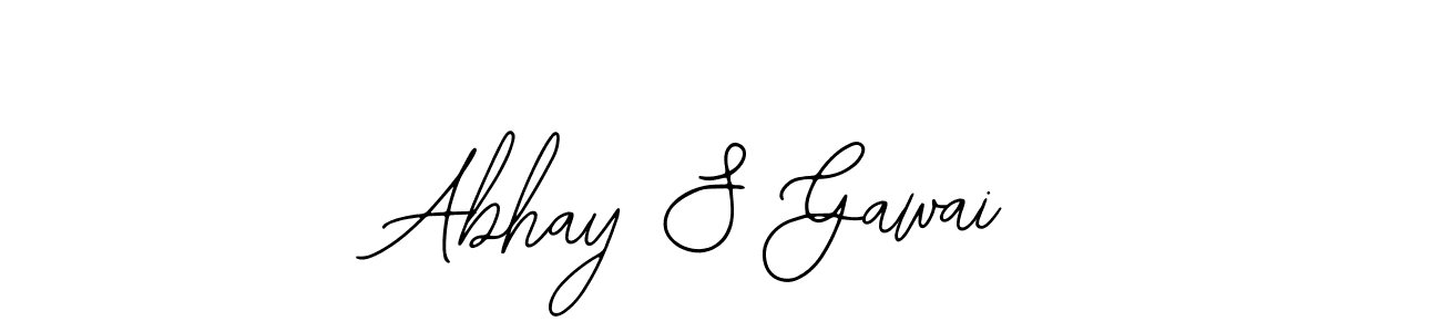 Make a beautiful signature design for name Abhay S Gawai. With this signature (Bearetta-2O07w) style, you can create a handwritten signature for free. Abhay S Gawai signature style 12 images and pictures png