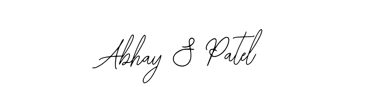 The best way (Bearetta-2O07w) to make a short signature is to pick only two or three words in your name. The name Abhay S Patel include a total of six letters. For converting this name. Abhay S Patel signature style 12 images and pictures png