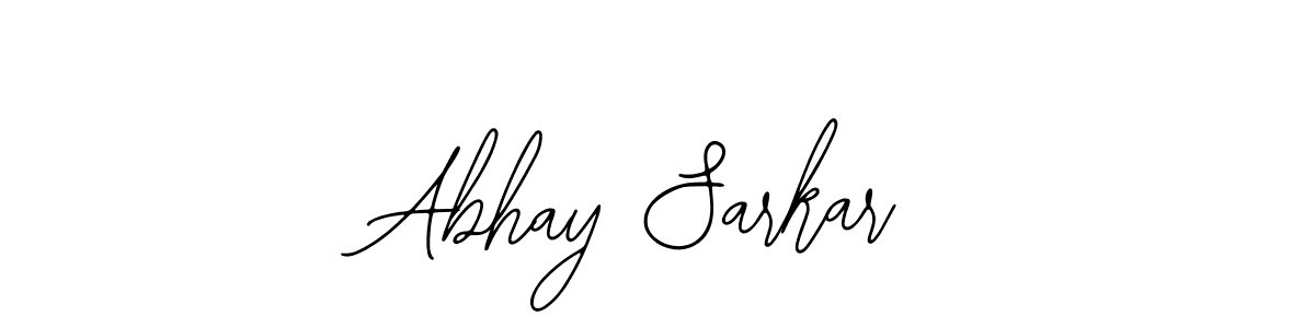 How to make Abhay Sarkar name signature. Use Bearetta-2O07w style for creating short signs online. This is the latest handwritten sign. Abhay Sarkar signature style 12 images and pictures png
