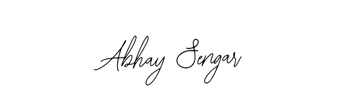 Bearetta-2O07w is a professional signature style that is perfect for those who want to add a touch of class to their signature. It is also a great choice for those who want to make their signature more unique. Get Abhay Sengar name to fancy signature for free. Abhay Sengar signature style 12 images and pictures png