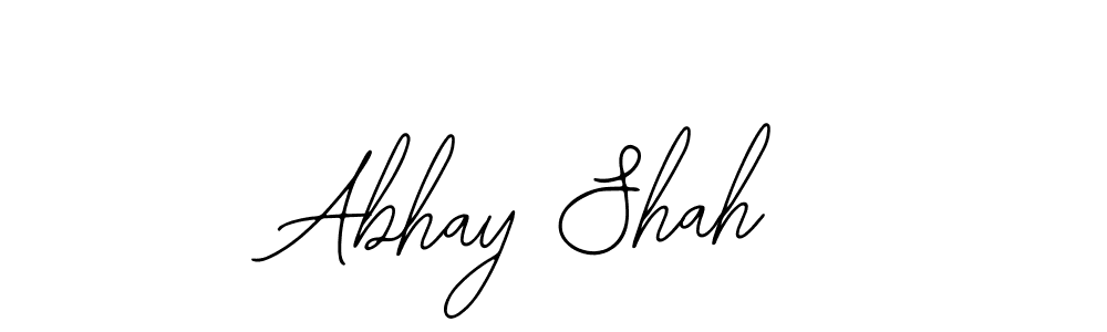 Design your own signature with our free online signature maker. With this signature software, you can create a handwritten (Bearetta-2O07w) signature for name Abhay Shah. Abhay Shah signature style 12 images and pictures png