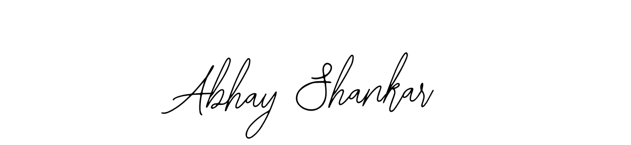 You should practise on your own different ways (Bearetta-2O07w) to write your name (Abhay Shankar) in signature. don't let someone else do it for you. Abhay Shankar signature style 12 images and pictures png