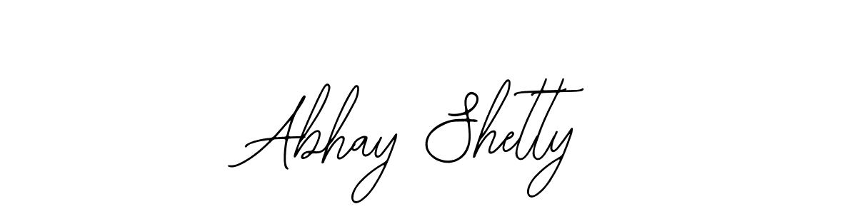 You should practise on your own different ways (Bearetta-2O07w) to write your name (Abhay Shetty) in signature. don't let someone else do it for you. Abhay Shetty signature style 12 images and pictures png