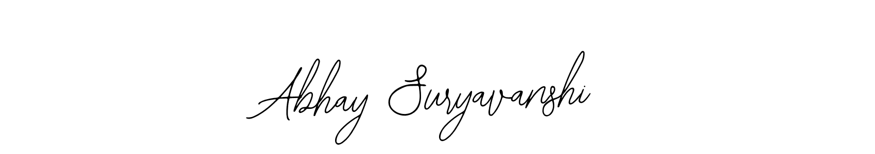 Abhay Suryavanshi stylish signature style. Best Handwritten Sign (Bearetta-2O07w) for my name. Handwritten Signature Collection Ideas for my name Abhay Suryavanshi. Abhay Suryavanshi signature style 12 images and pictures png
