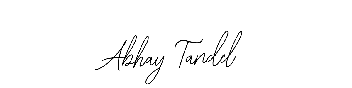 Design your own signature with our free online signature maker. With this signature software, you can create a handwritten (Bearetta-2O07w) signature for name Abhay Tandel. Abhay Tandel signature style 12 images and pictures png