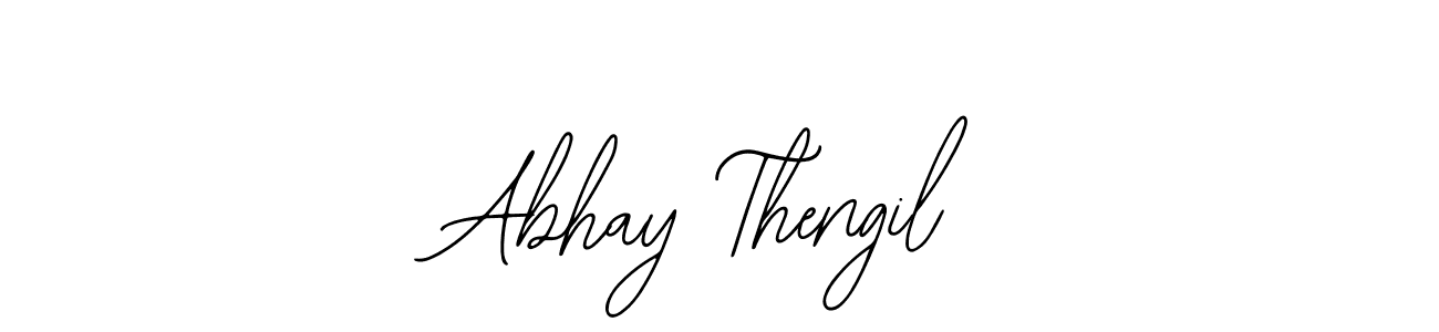 You should practise on your own different ways (Bearetta-2O07w) to write your name (Abhay Thengil) in signature. don't let someone else do it for you. Abhay Thengil signature style 12 images and pictures png