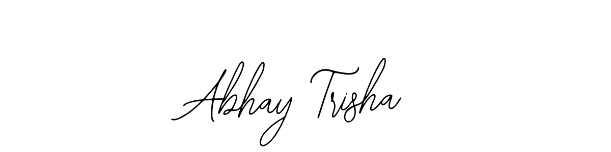 Best and Professional Signature Style for Abhay Trisha. Bearetta-2O07w Best Signature Style Collection. Abhay Trisha signature style 12 images and pictures png