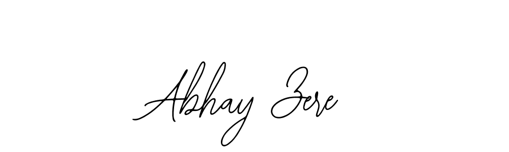 The best way (Bearetta-2O07w) to make a short signature is to pick only two or three words in your name. The name Abhay Zere include a total of six letters. For converting this name. Abhay Zere signature style 12 images and pictures png