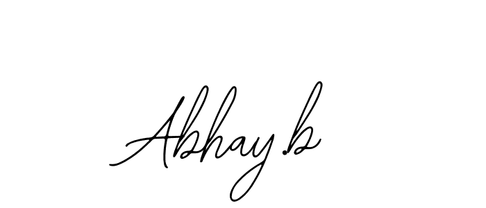 Also we have Abhay.b name is the best signature style. Create professional handwritten signature collection using Bearetta-2O07w autograph style. Abhay.b signature style 12 images and pictures png