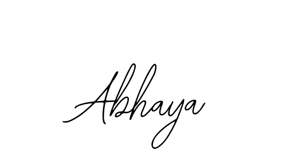 if you are searching for the best signature style for your name Abhaya. so please give up your signature search. here we have designed multiple signature styles  using Bearetta-2O07w. Abhaya signature style 12 images and pictures png