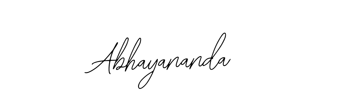 Also we have Abhayananda name is the best signature style. Create professional handwritten signature collection using Bearetta-2O07w autograph style. Abhayananda signature style 12 images and pictures png