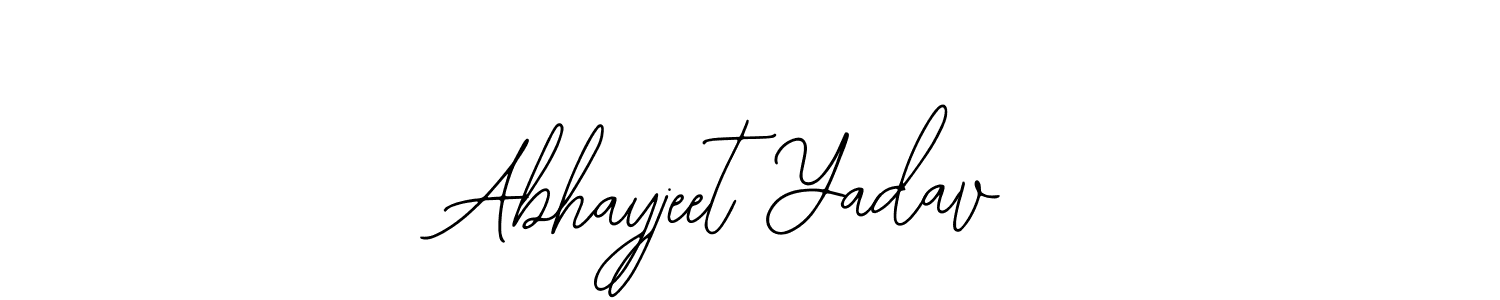 Make a beautiful signature design for name Abhayjeet Yadav. With this signature (Bearetta-2O07w) style, you can create a handwritten signature for free. Abhayjeet Yadav signature style 12 images and pictures png