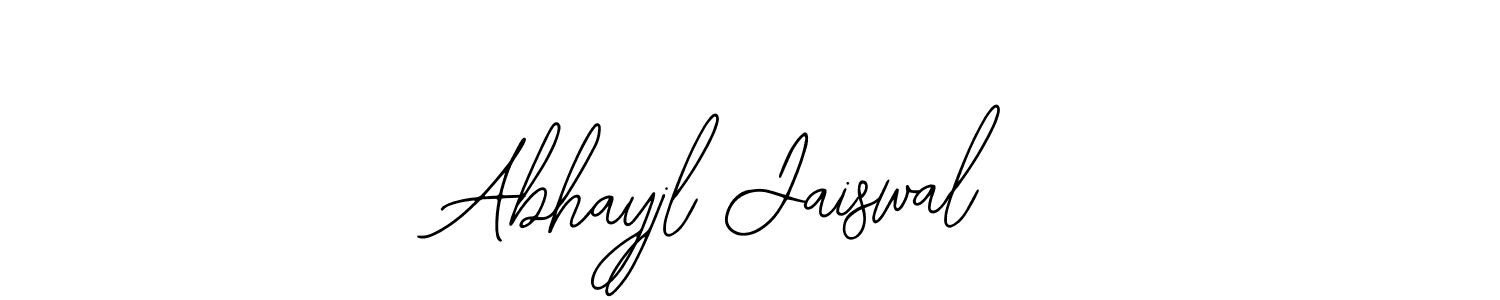 Bearetta-2O07w is a professional signature style that is perfect for those who want to add a touch of class to their signature. It is also a great choice for those who want to make their signature more unique. Get Abhayjl Jaiswal name to fancy signature for free. Abhayjl Jaiswal signature style 12 images and pictures png