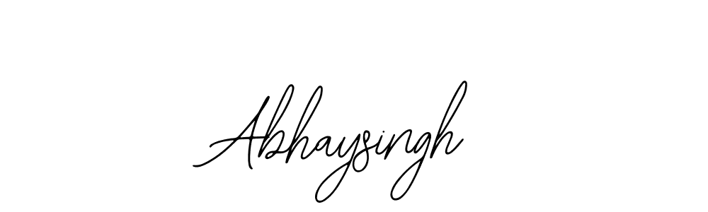 Make a beautiful signature design for name Abhaysingh. With this signature (Bearetta-2O07w) style, you can create a handwritten signature for free. Abhaysingh signature style 12 images and pictures png