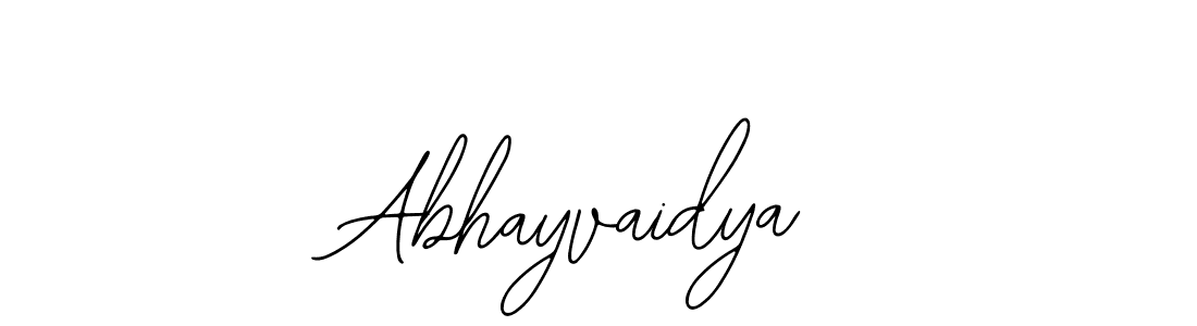 The best way (Bearetta-2O07w) to make a short signature is to pick only two or three words in your name. The name Abhayvaidya include a total of six letters. For converting this name. Abhayvaidya signature style 12 images and pictures png