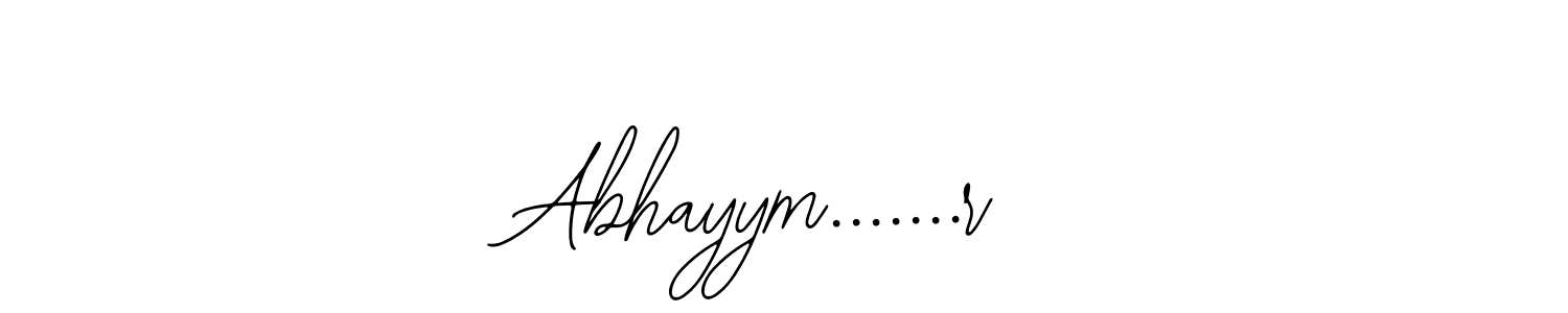 You should practise on your own different ways (Bearetta-2O07w) to write your name (Abhayym.......r) in signature. don't let someone else do it for you. Abhayym.......r signature style 12 images and pictures png