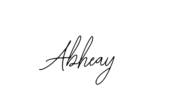 Similarly Bearetta-2O07w is the best handwritten signature design. Signature creator online .You can use it as an online autograph creator for name Abheay. Abheay signature style 12 images and pictures png