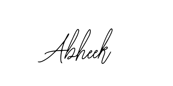 You should practise on your own different ways (Bearetta-2O07w) to write your name (Abheek) in signature. don't let someone else do it for you. Abheek signature style 12 images and pictures png