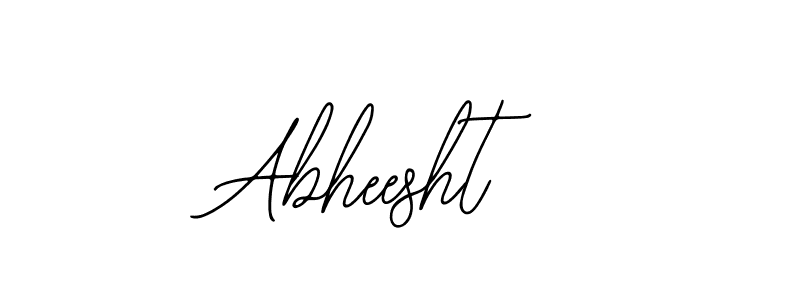 How to make Abheesht name signature. Use Bearetta-2O07w style for creating short signs online. This is the latest handwritten sign. Abheesht signature style 12 images and pictures png