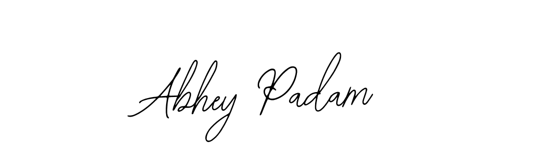 Use a signature maker to create a handwritten signature online. With this signature software, you can design (Bearetta-2O07w) your own signature for name Abhey Padam. Abhey Padam signature style 12 images and pictures png