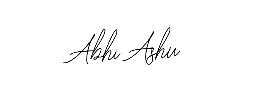 Use a signature maker to create a handwritten signature online. With this signature software, you can design (Bearetta-2O07w) your own signature for name Abhi Ashu. Abhi Ashu signature style 12 images and pictures png
